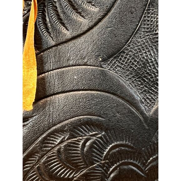 JL Saldivar Hand Tooled Leather Crossbody Handbag Wallet Costal Cowgirl Western - Picture 9 of 11